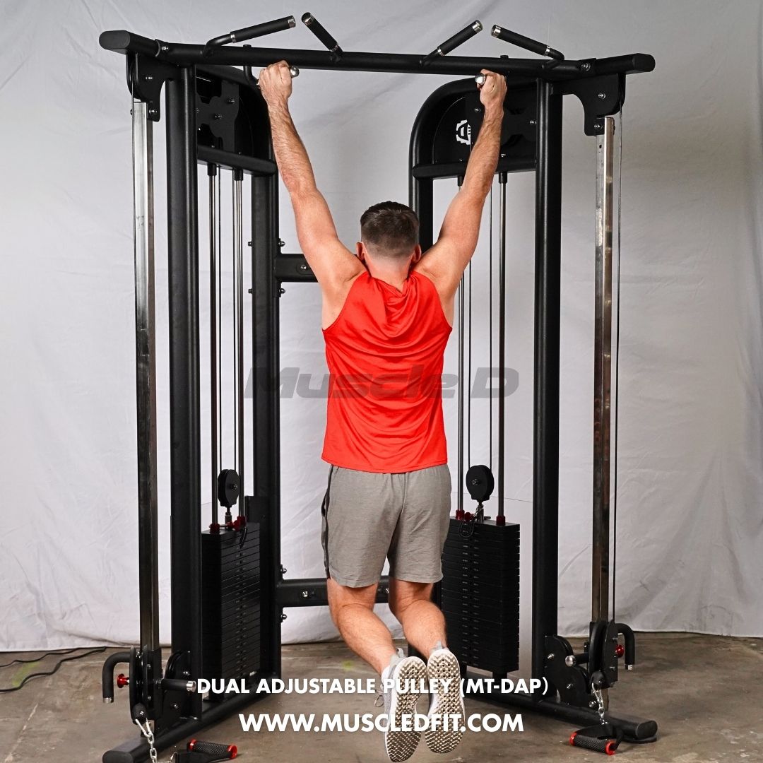 Muscle D Fitness - Dual Adjustable Pulley – Two Stack Cable Machine