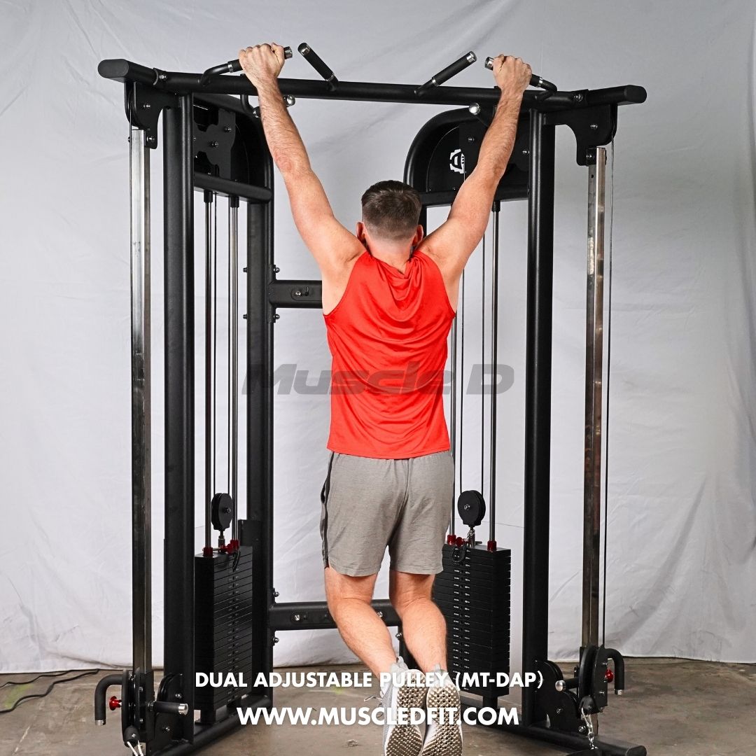 Muscle D Fitness - Dual Adjustable Pulley – Two Stack Cable Machine
