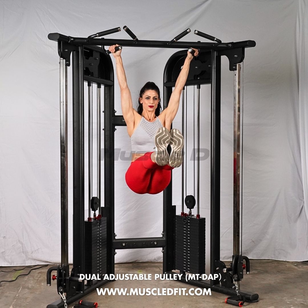 Muscle D Fitness - Dual Adjustable Pulley – Two Stack Cable Machine