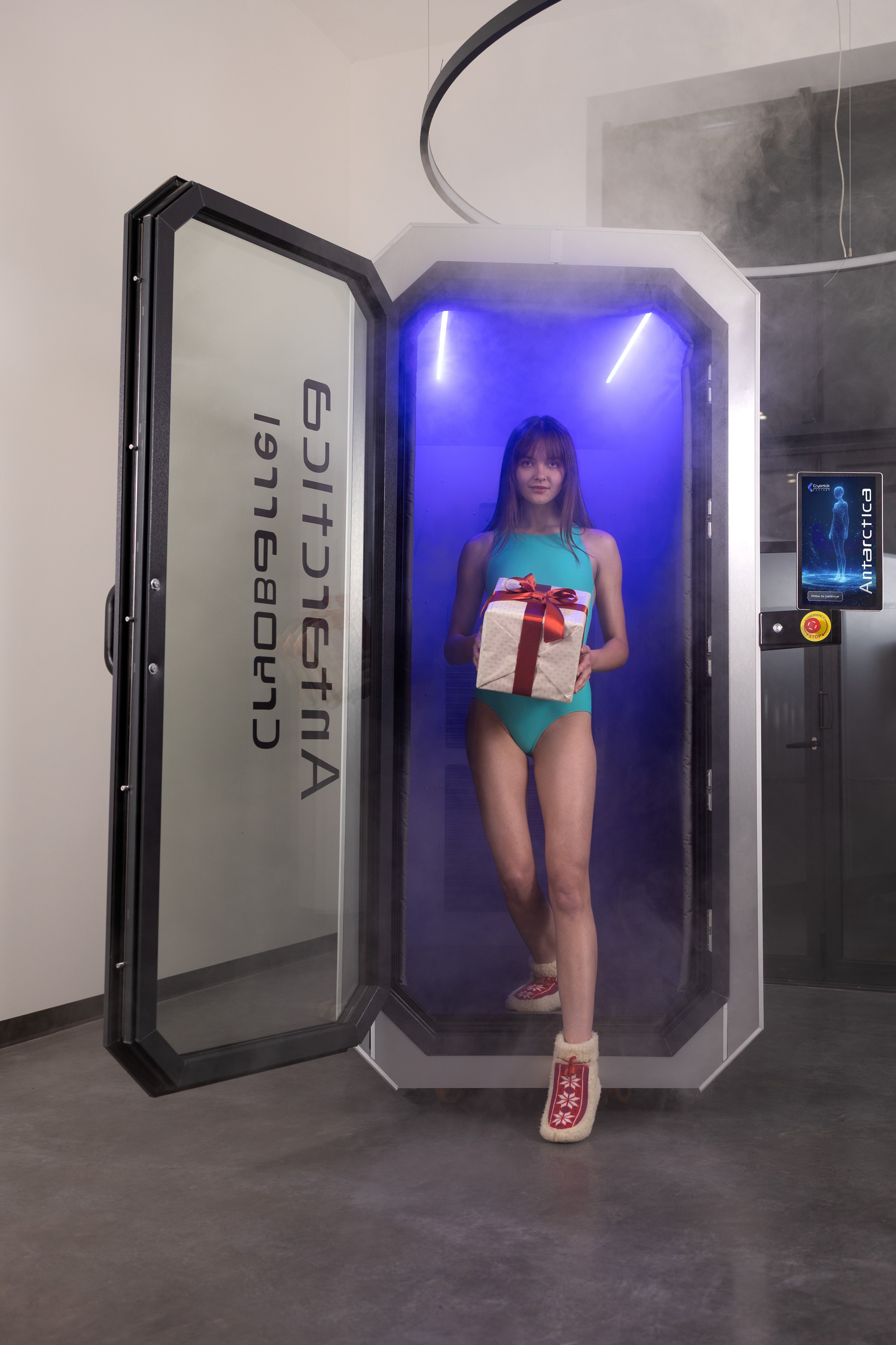 Cryonick Antarctica Barrel Premium Electric Whole-Body Cryotherapy Chamber