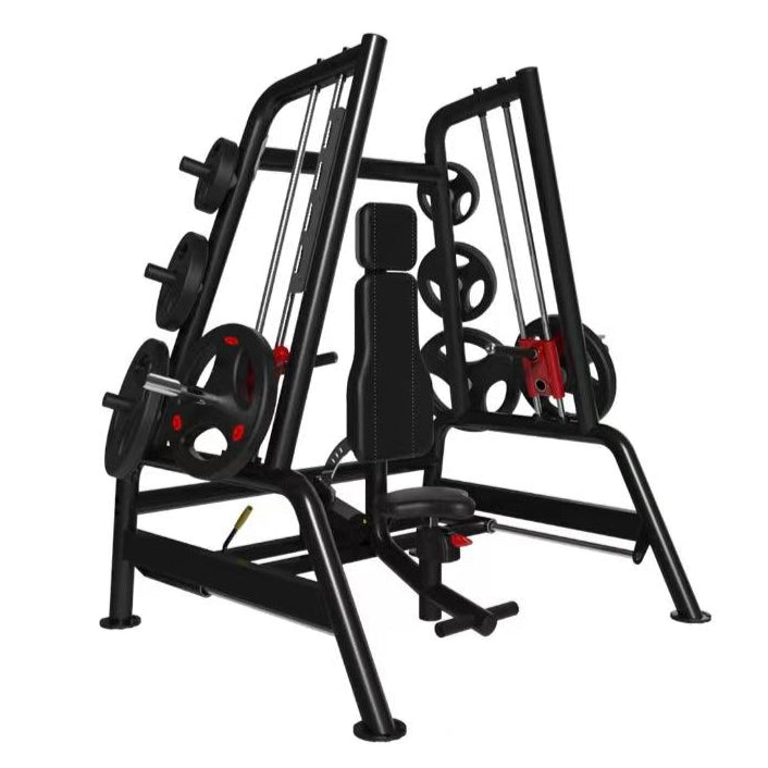 Muscle D Fitness - Power Leverage V2 Convergent Bench - Incline, Shoulder Press