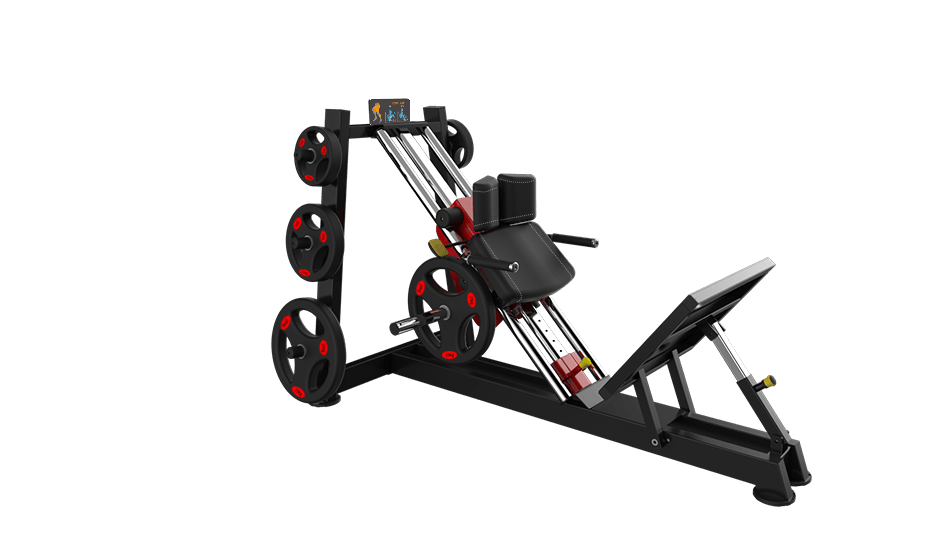 Muscle D Fitness - Power Leverage V2  Hack Squat - Calf Raise