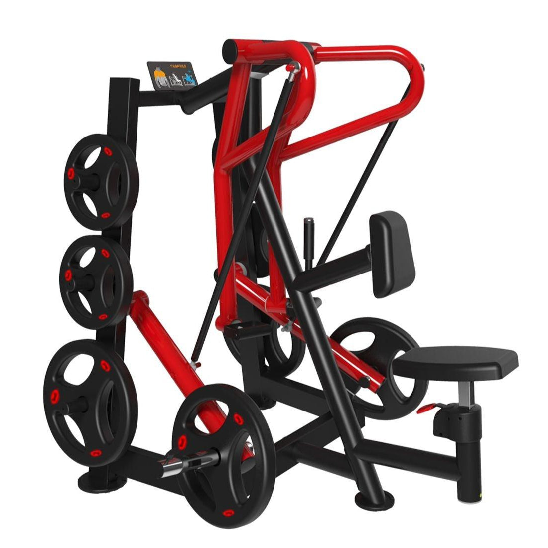 Muscle D Fitness - Power Leverage V2 Rotating Handle Low Row