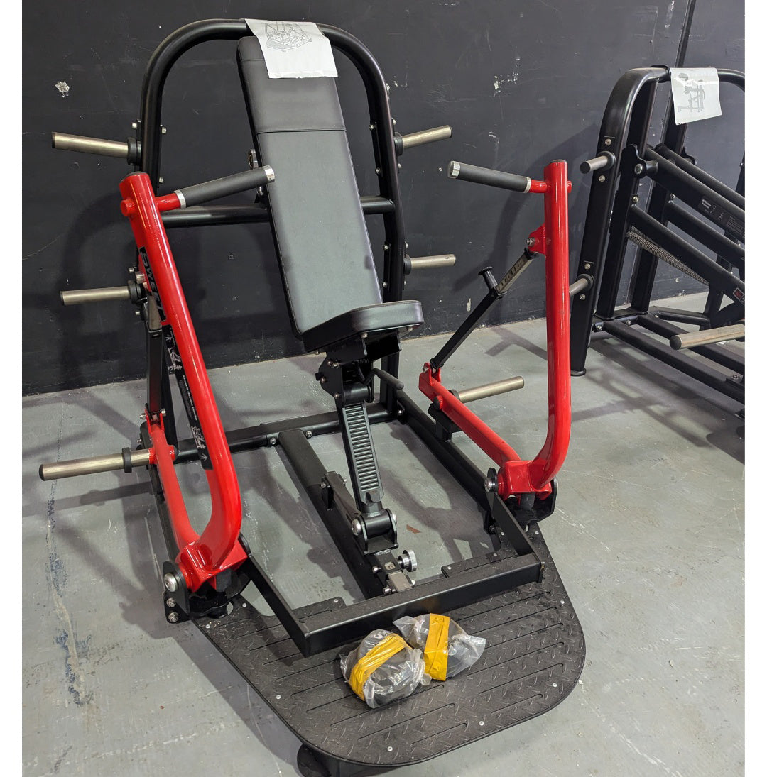 Muscle D Fitness - Pro Strength Decline Chest Press - Premium - Adjustable - Plate Loaded - Lower Chest Workout