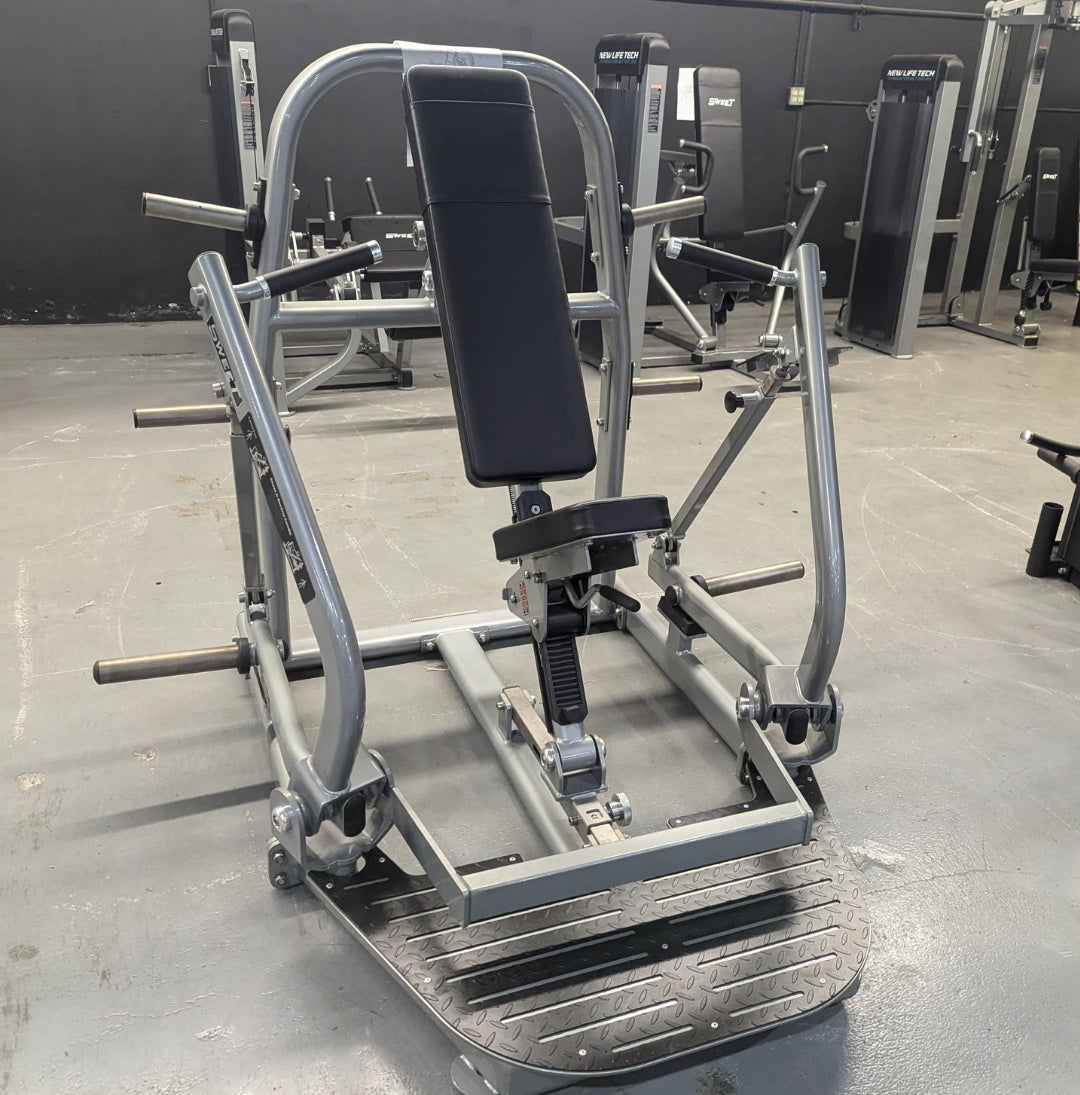 Muscle D Fitness - Pro Strength Decline Chest Press - Premium - Adjustable - Plate Loaded - Lower Chest Workout