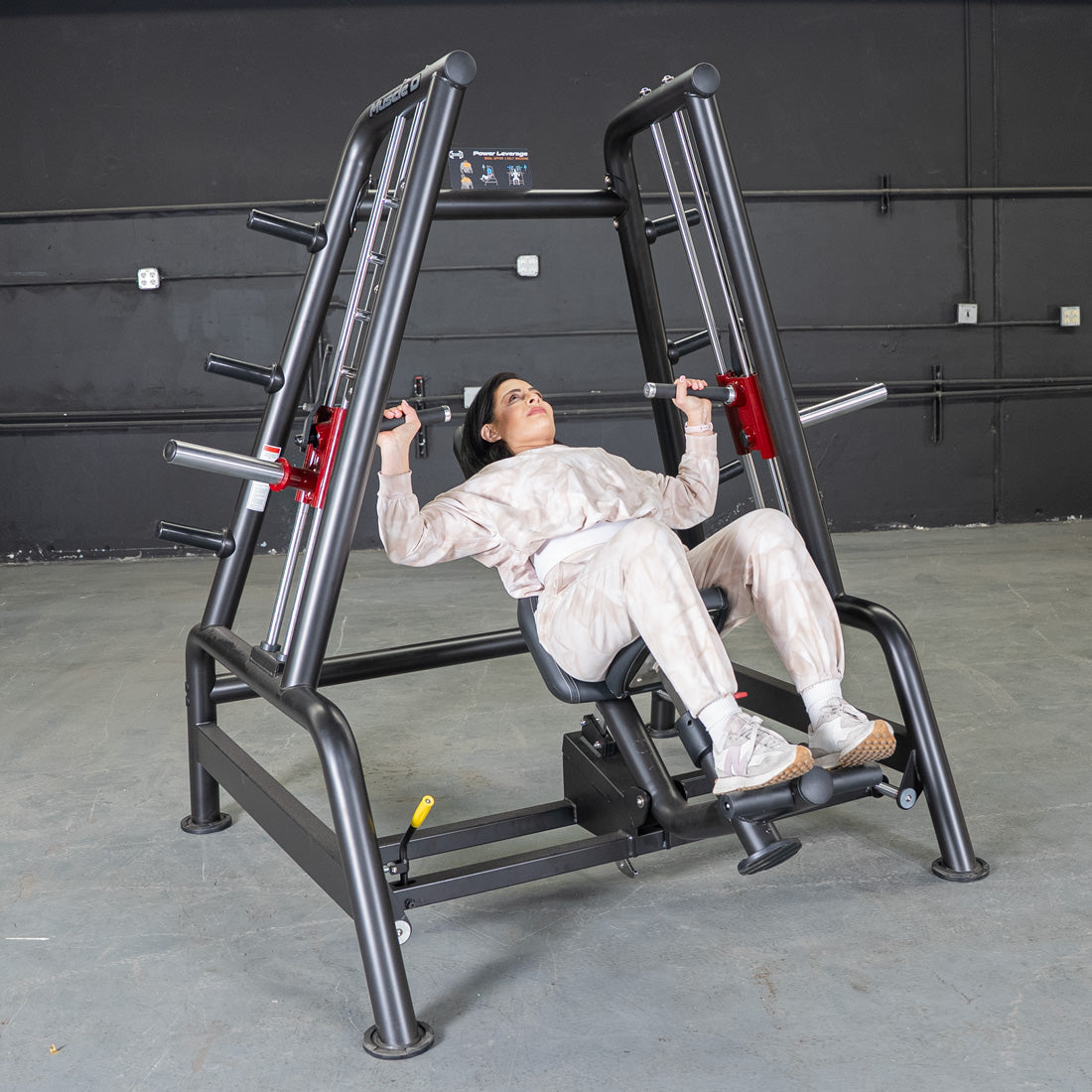 Muscle D Fitness - Power Leverage V2 Convergent Bench - Incline, Shoulder Press