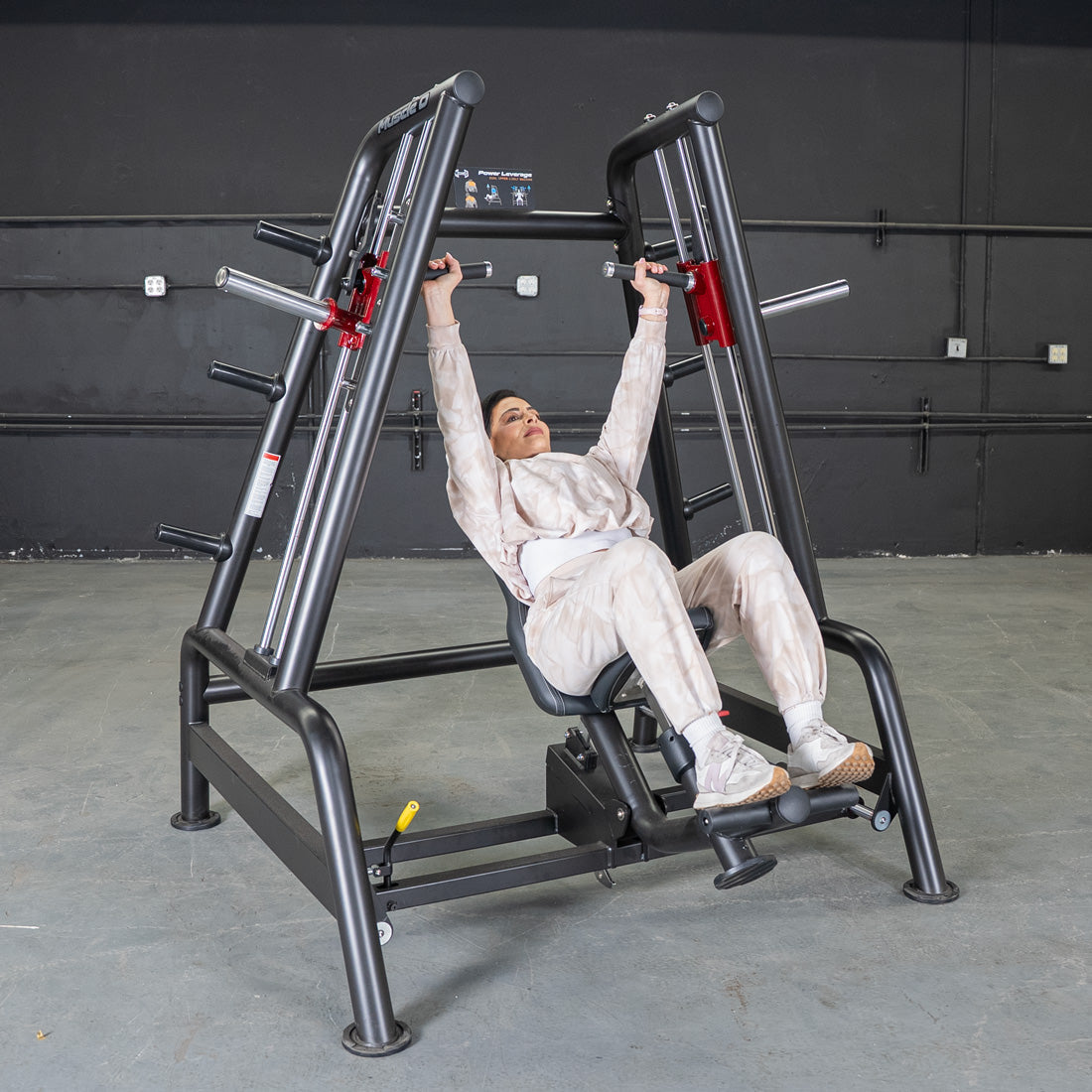 Muscle D Fitness - Power Leverage V2 Convergent Bench - Incline, Shoulder Press