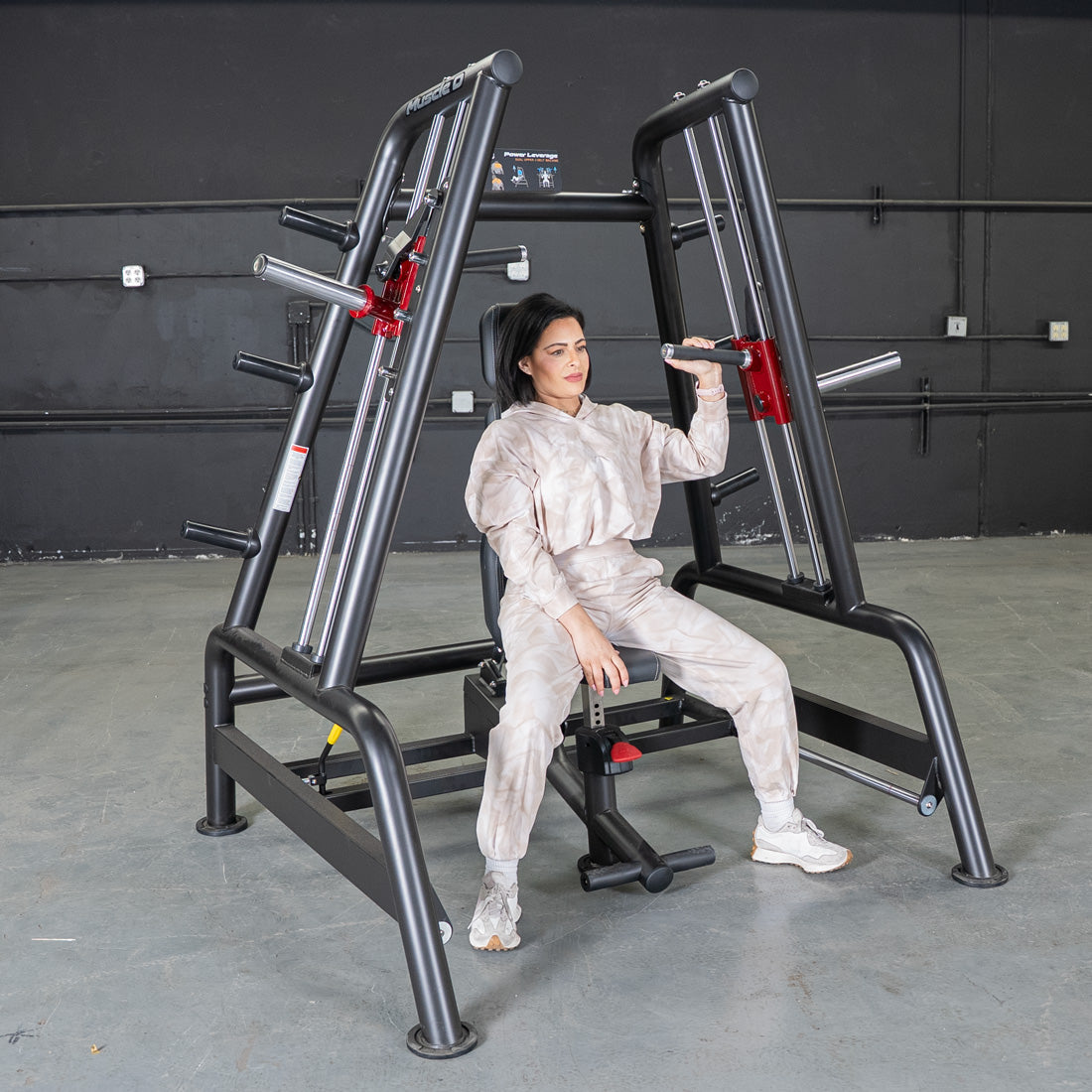 Muscle D Fitness - Power Leverage V2 Convergent Bench - Incline, Shoulder Press