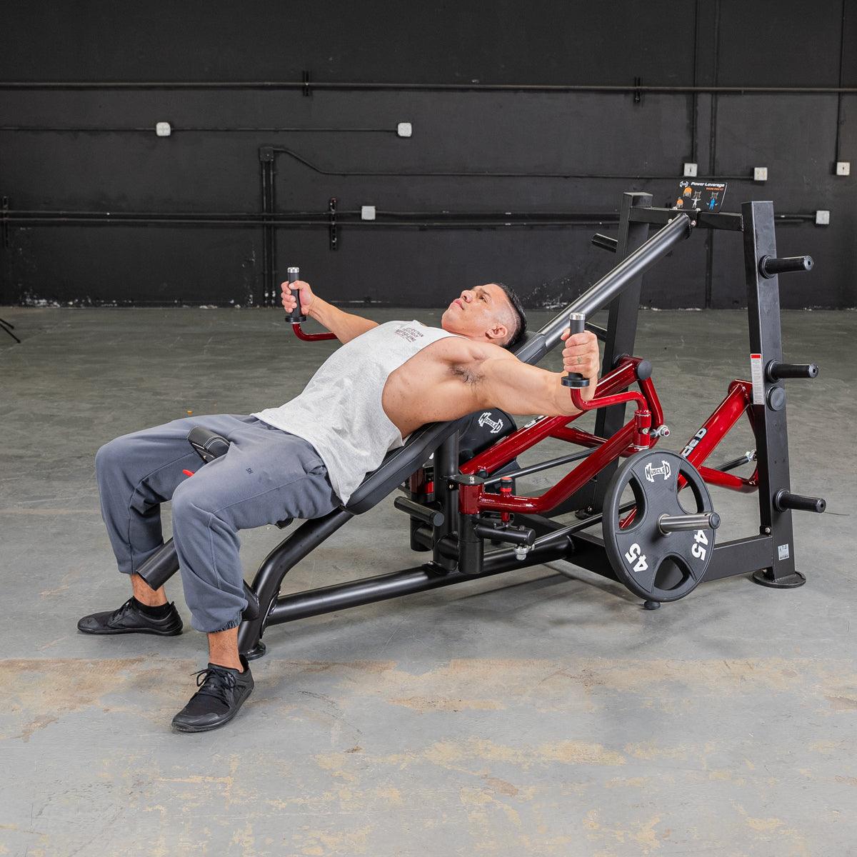 Muscle D Fitness - Power Leverage V2 Decline Chest Fly / Most Muscular Machine
