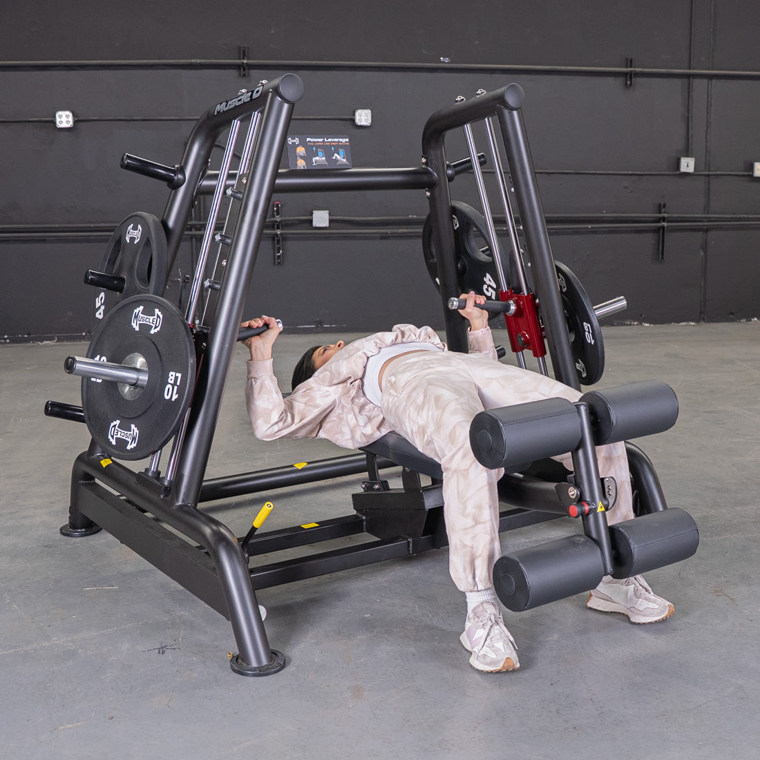 Muscle D Fitness - Power Leverage V2 Flat / Decline Convergent Bench