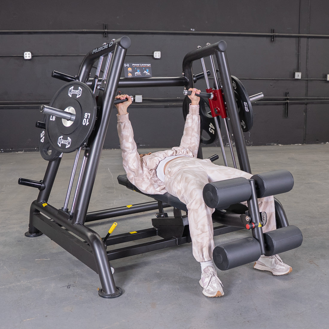 Muscle D Fitness - Power Leverage V2 Flat / Decline Convergent Bench