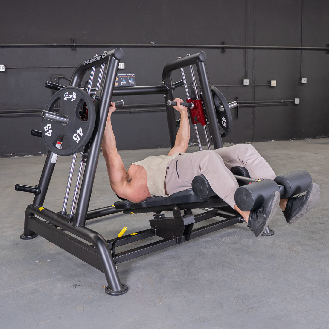 Muscle D Fitness - Power Leverage V2 Flat / Decline Convergent Bench