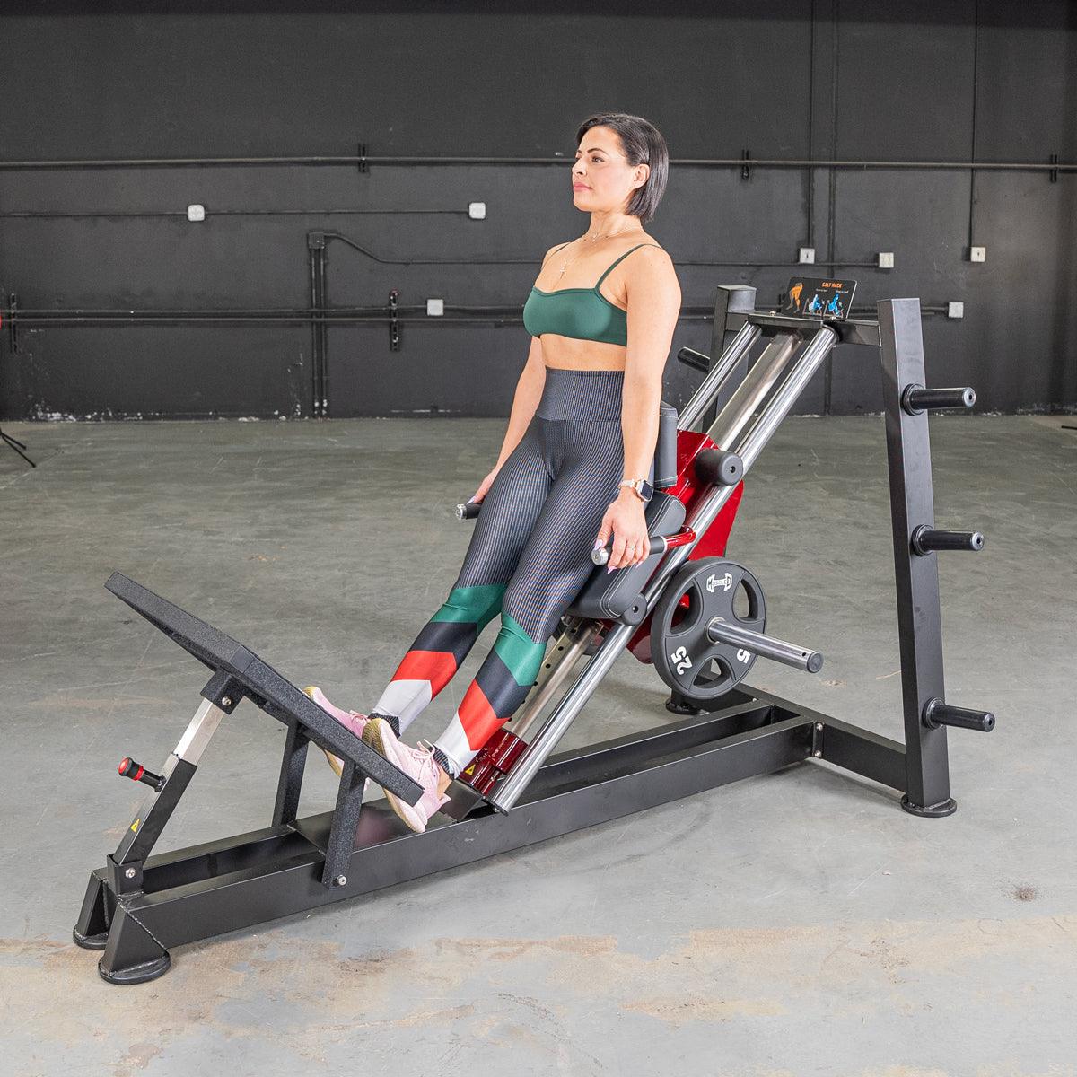 Muscle D Fitness - Power Leverage V2  Hack Squat - Calf Raise