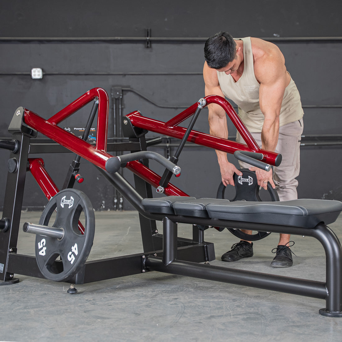 Muscle D Fitness - Power Leverage V2 Horizontal Chest Press