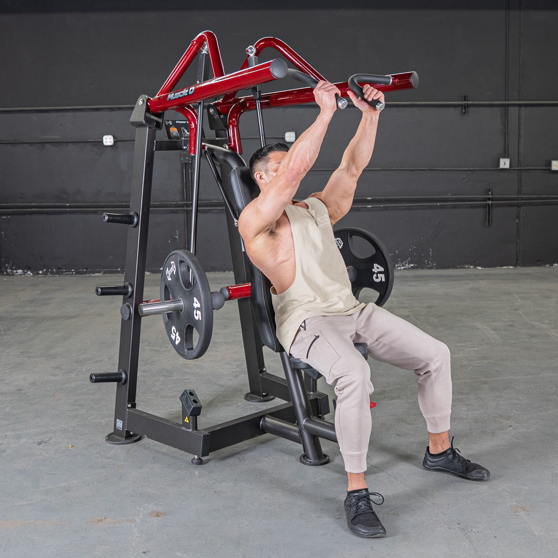 Muscle D Fitness - Power Leverage V2 Incline Chest Press