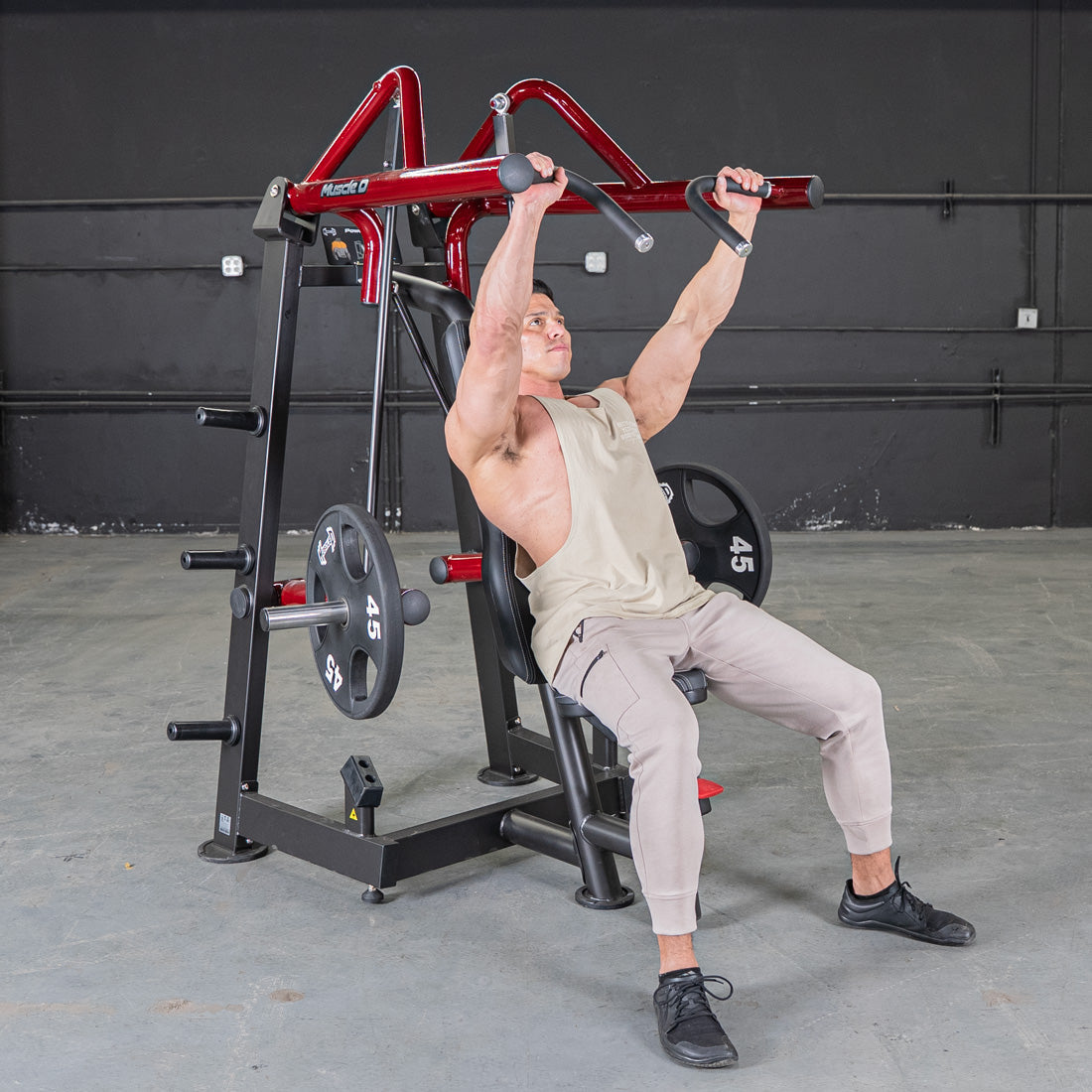 Muscle D Fitness - Power Leverage V2 Incline Chest Press