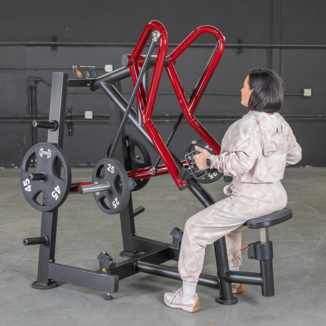Muscle D Fitness - Power Leverage V2 Rotating Handle Low Row