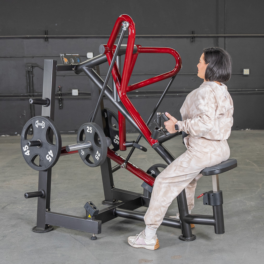 Muscle D Fitness - Power Leverage V2 Rotating Handle Low Row