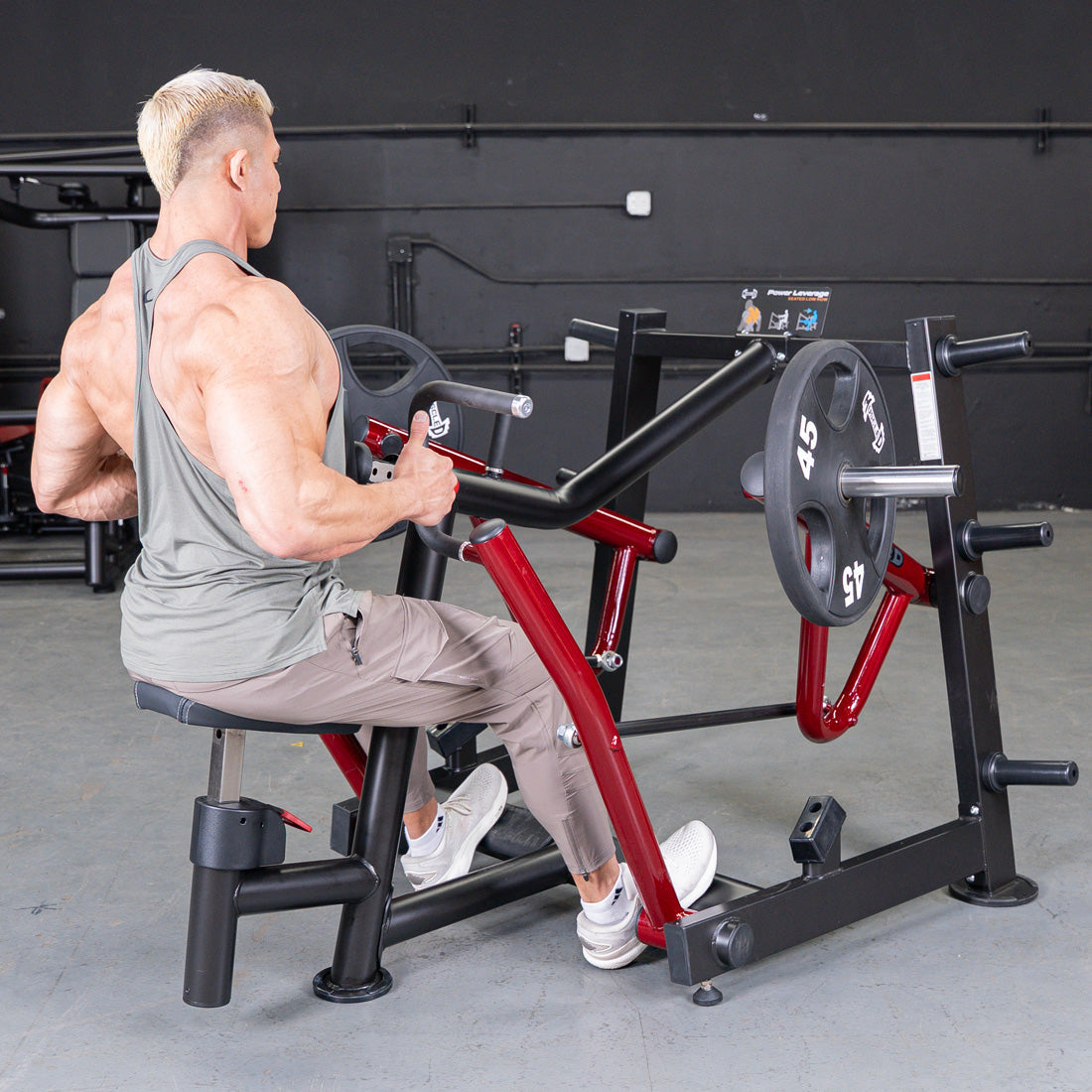 Muscle D Fitness - Power Leverage V2 Dual Hinge Seated Row