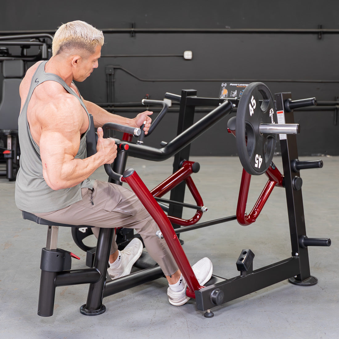 Muscle D Fitness - Power Leverage V2 Dual Hinge Seated Row