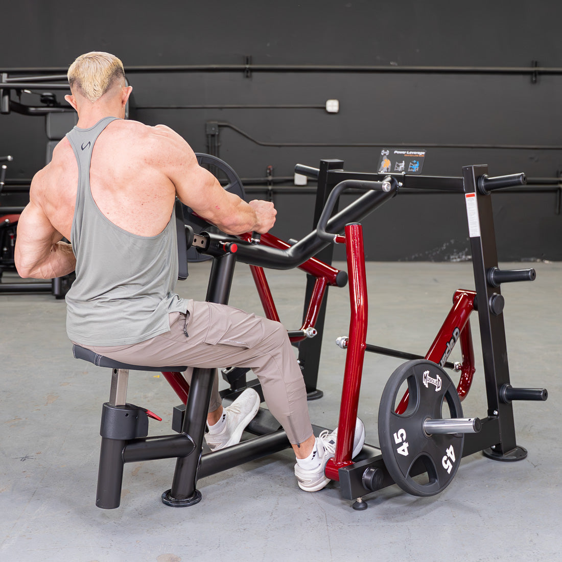 Muscle D Fitness - Power Leverage V2 Dual Hinge Seated Row
