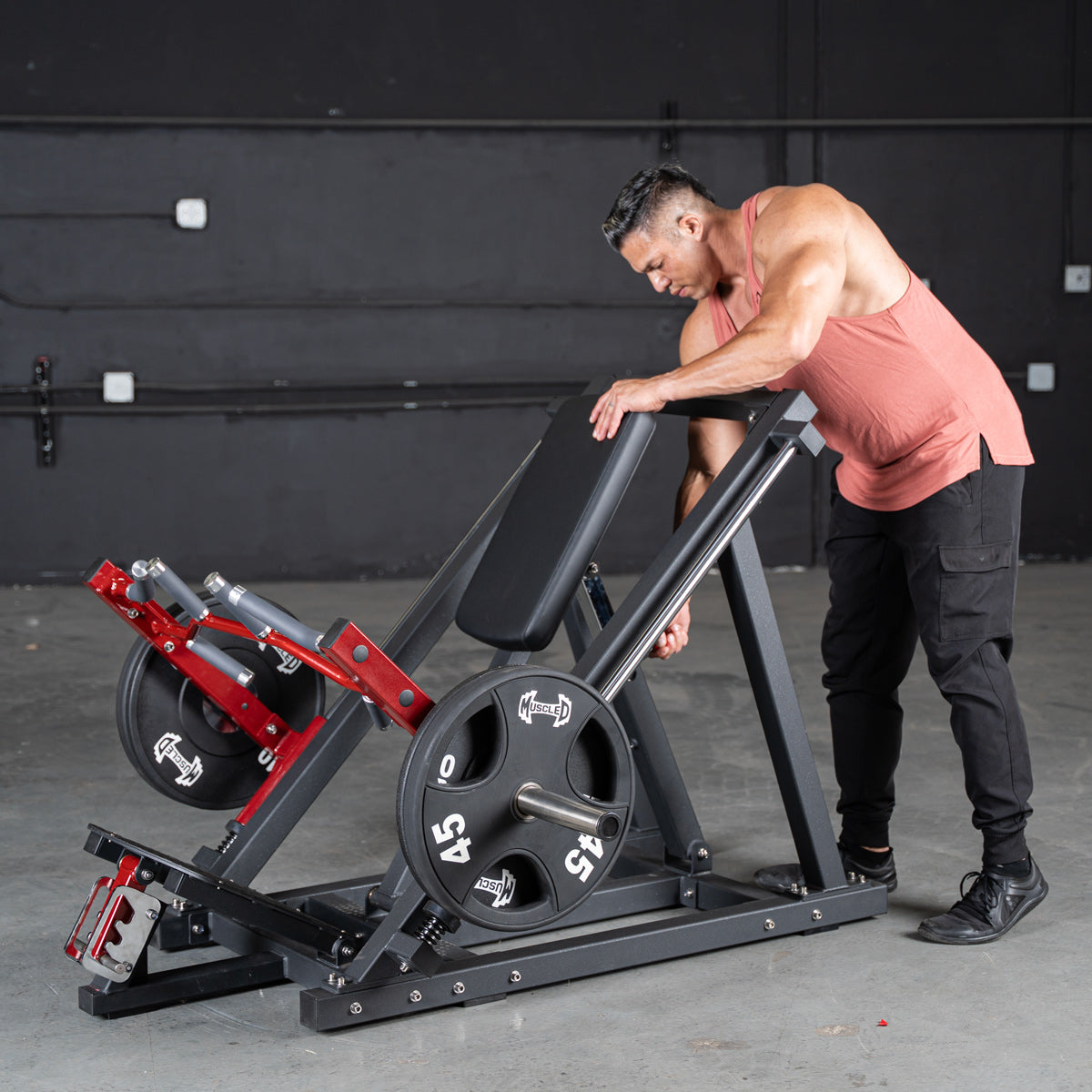 Muscle D Fitness - Power Leverage V2 Linear Bearing Row