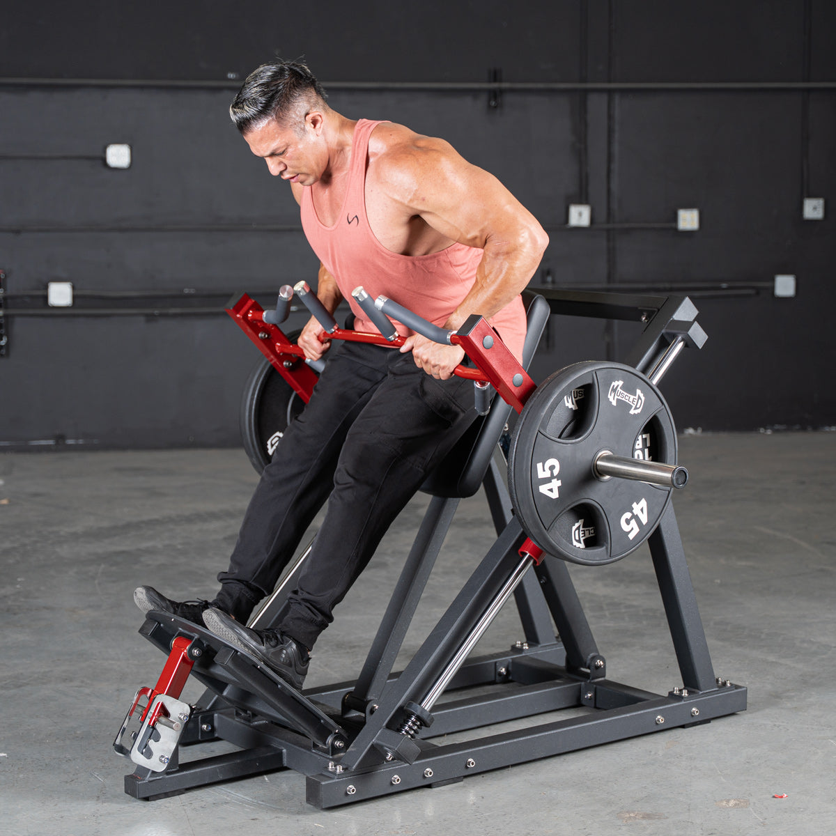 Muscle D Fitness - Power Leverage V2 Linear Bearing Row