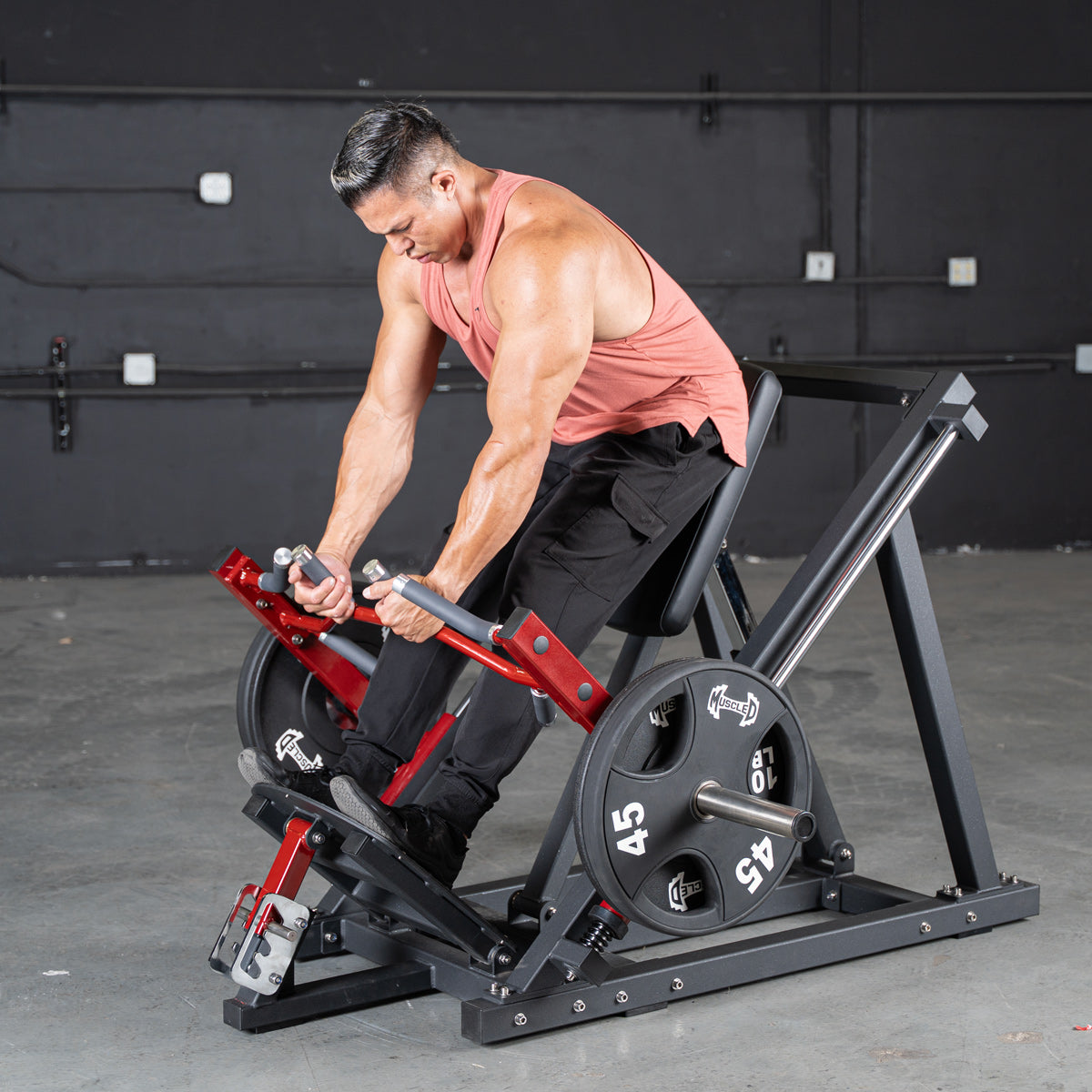 Muscle D Fitness - Power Leverage V2 Linear Bearing Row