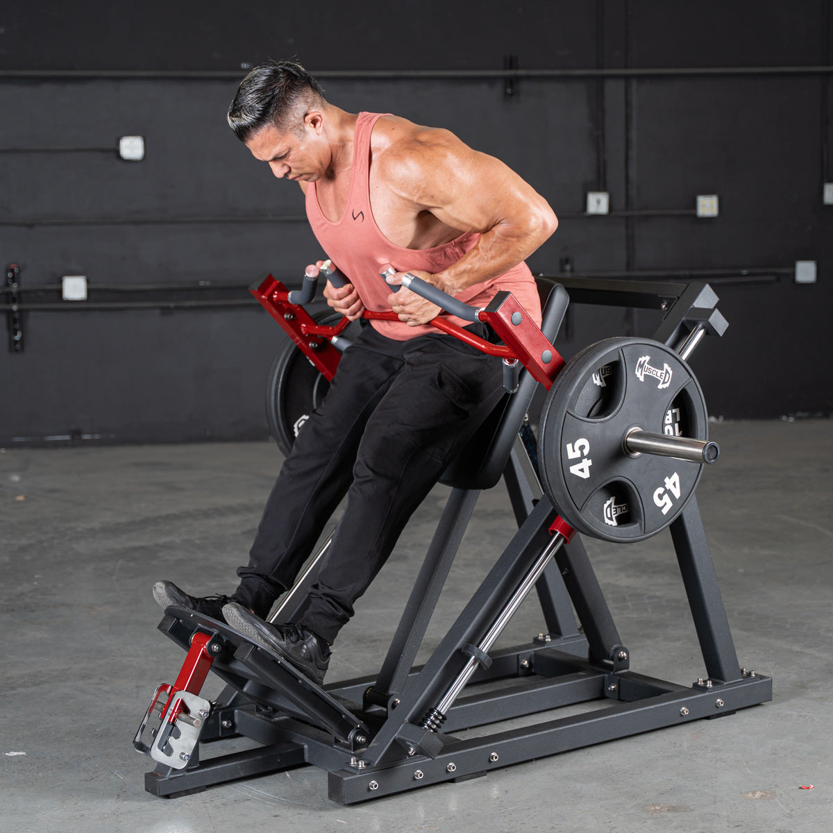 Muscle D Fitness - Power Leverage V2 Linear Bearing Row