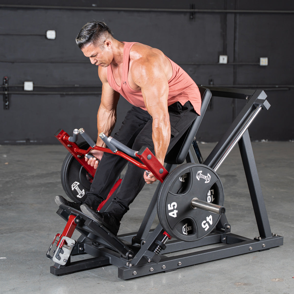 Muscle D Fitness - Power Leverage V2 Linear Bearing Row