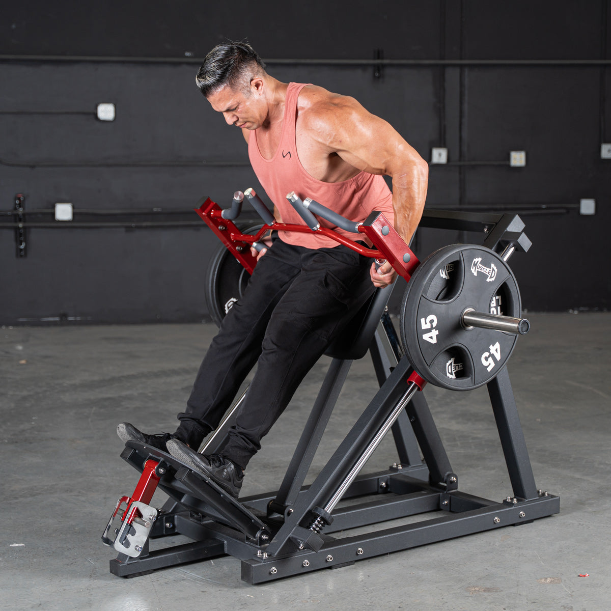 Muscle D Fitness - Power Leverage V2 Linear Bearing Row