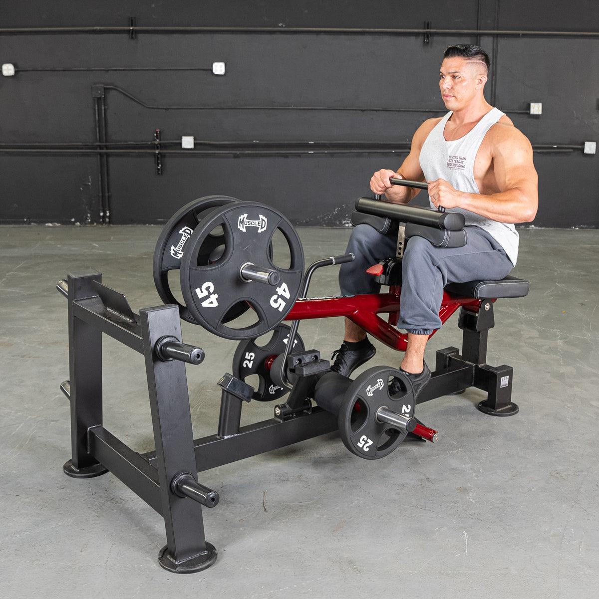 Muscle D Fitness - Power Leverage V2  Seated Calf / Tib