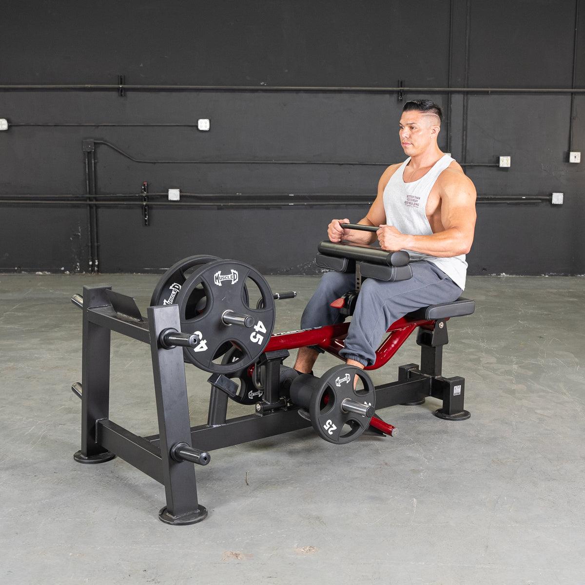 Muscle D Fitness - Power Leverage V2  Seated Calf / Tib