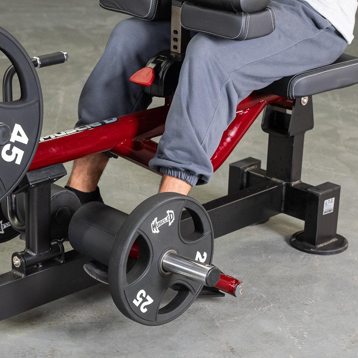 Muscle D Fitness - Power Leverage V2  Seated Calf / Tib