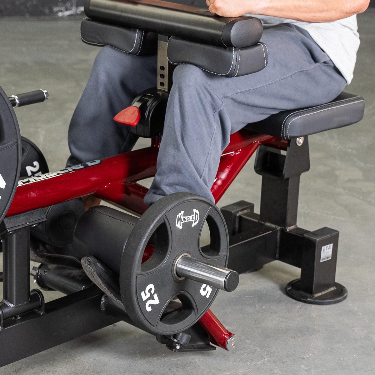 Muscle D Fitness - Power Leverage V2  Seated Calf / Tib