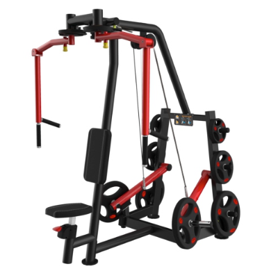 Muscle D Fitness - Power Leverage V2 Seated Pec Fly - Rear Delt Combo - Plate Loaded - Weight Storage Included