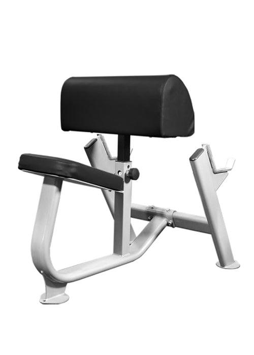 Muscle D Fitness - Preacher Curl Bench - 11 Gauge Steel - Adjustable Seat - Commercial Upholstery