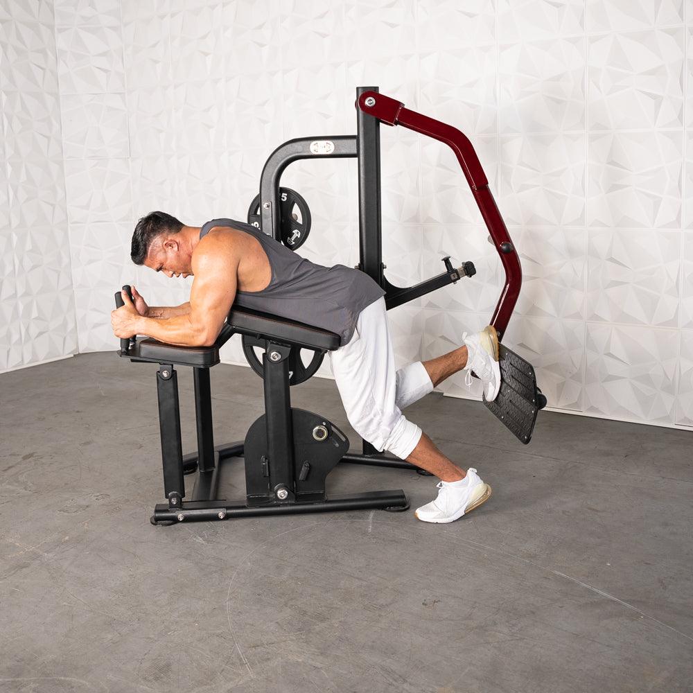 Muscle D Fitnes - Pro Strength Booty Shaper - Adjustable, Plate Loaded, Glute Kick