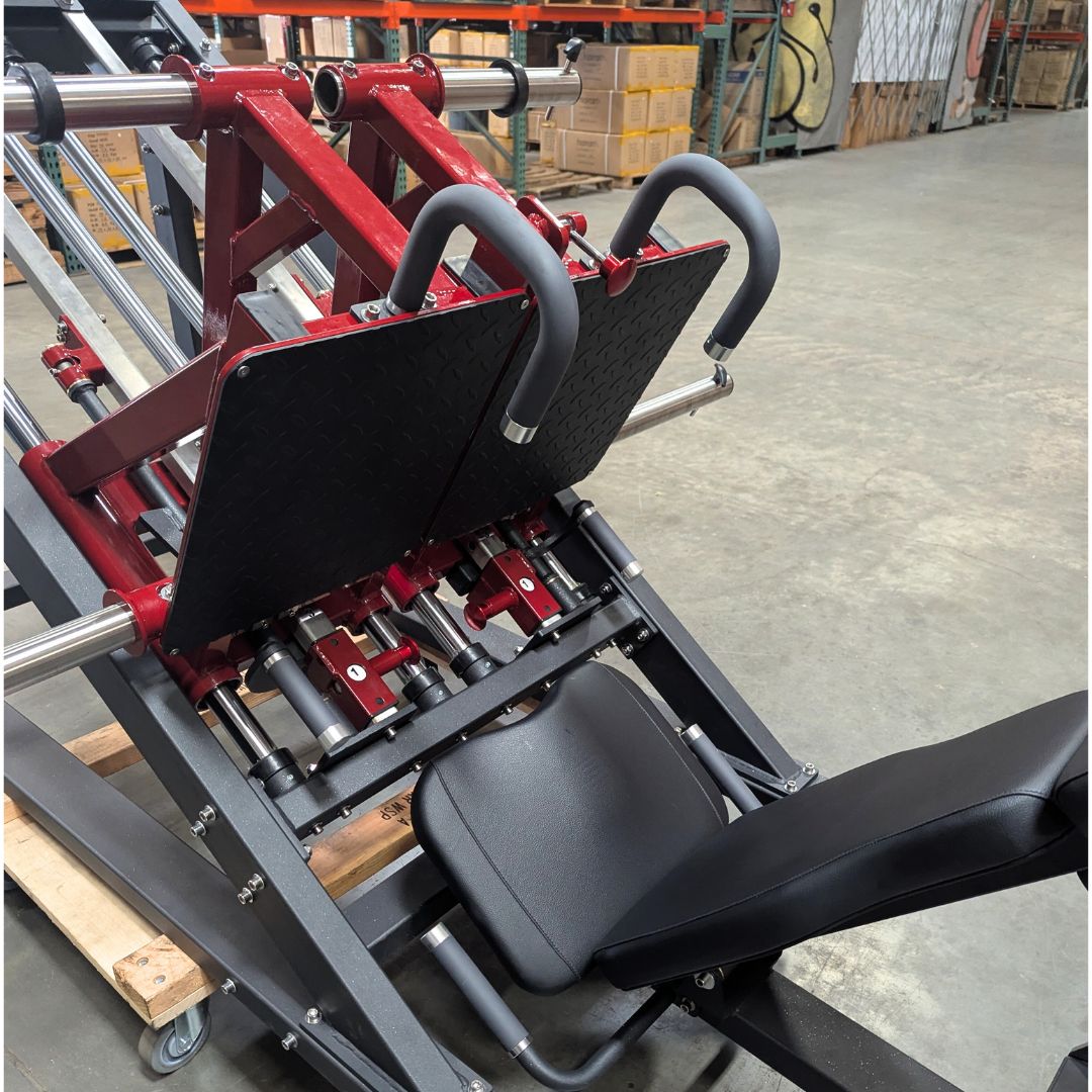 Muscle D Fitness - Pro Strength Dual Leg Press - Plate Loaded - Iso-Lateral - 45-Degree