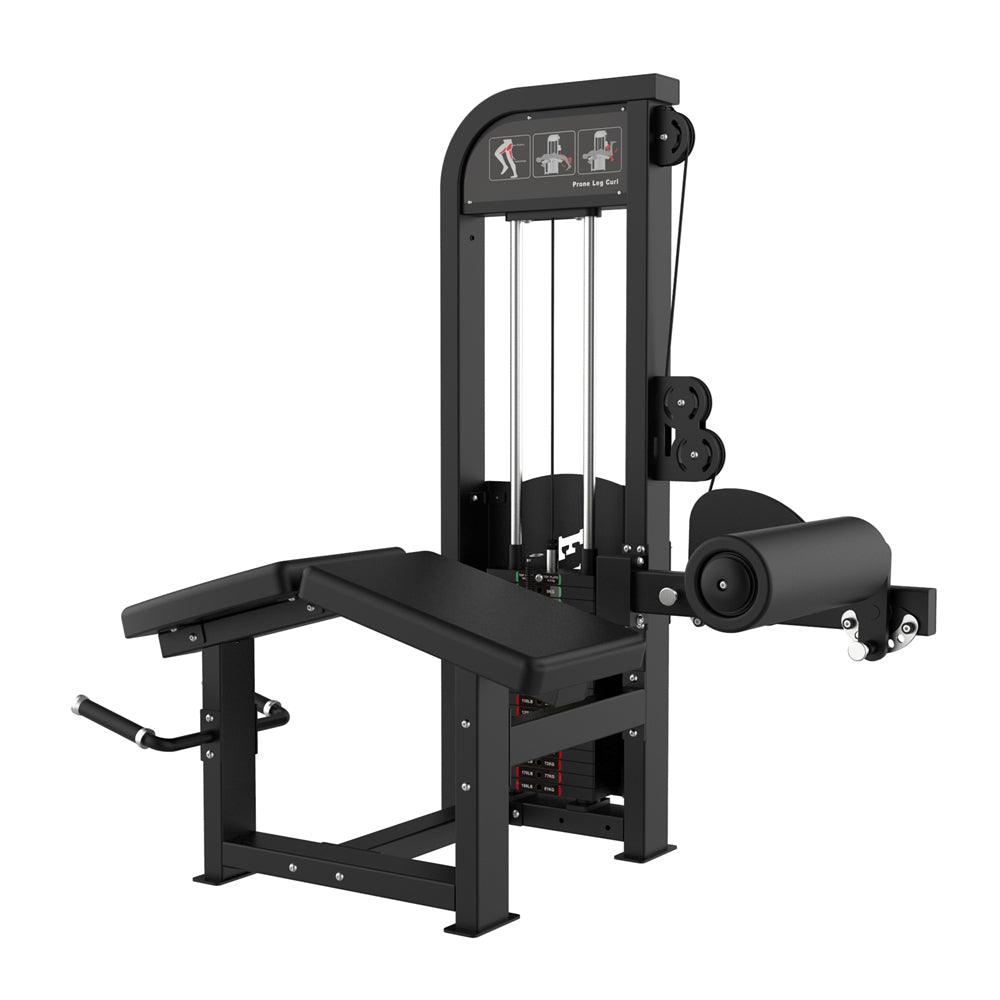 Muscle D Fitness - Excel Prone Leg Curl - Selectorized Hamstring Curl