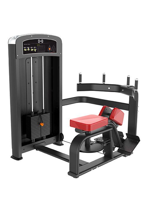 Muscle D Fitness - Elite Selectorized Rotary Torso - Commercial - Adjustable Seat - Pin Selectorized Stack - Oblique Trainer