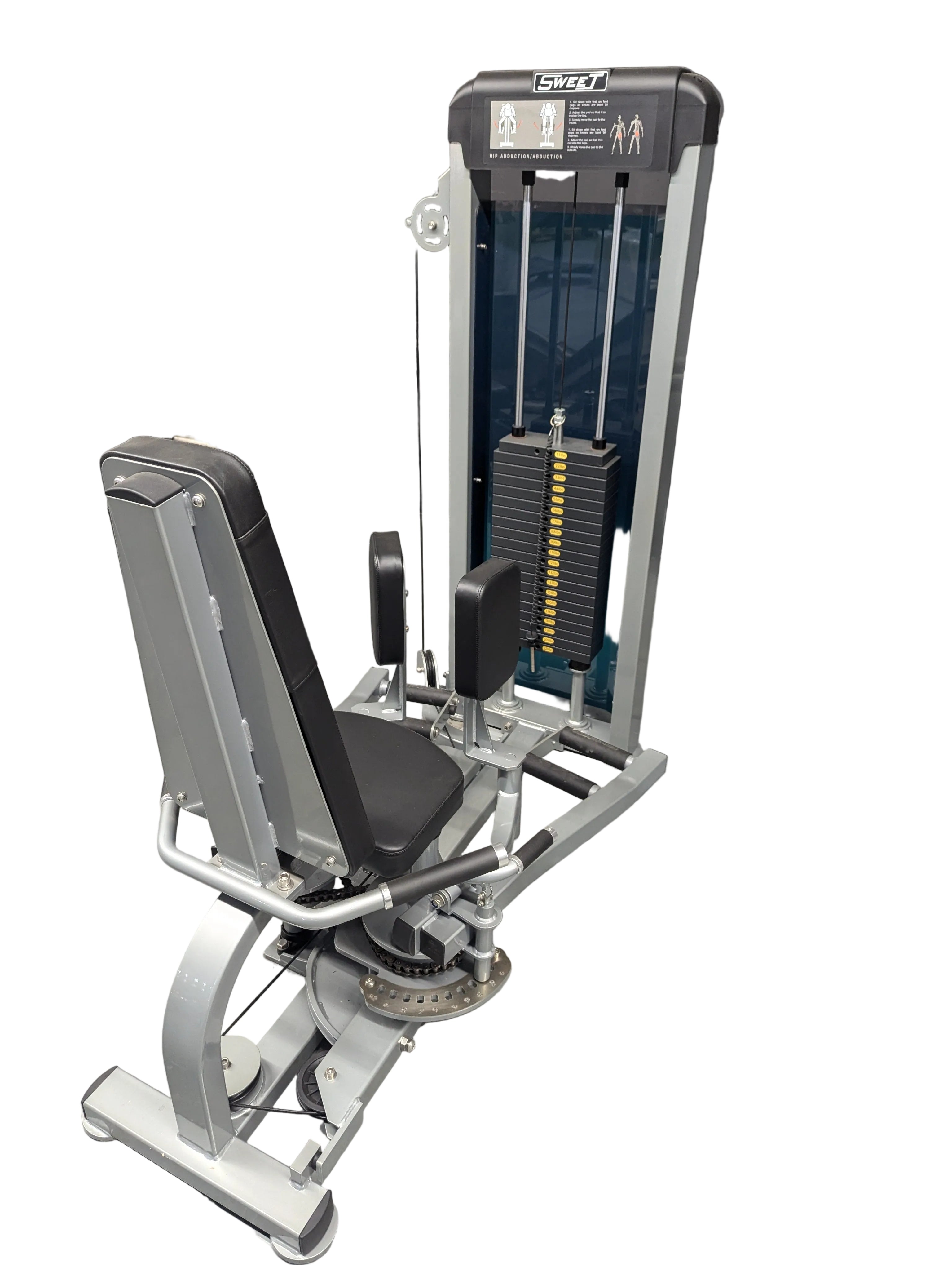 Muscle D Fitness - Sweet Selectorized Inner / Outer Thigh Machine