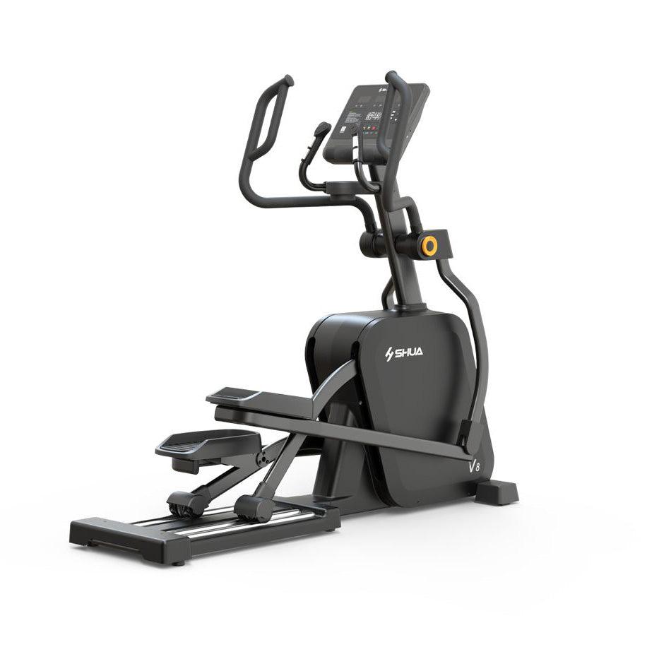 Muscle D Fitness - Self Powered Commercial Cross Trainer - Elliptical - Durable Commercial-Grade Cross Trainer Elliptical