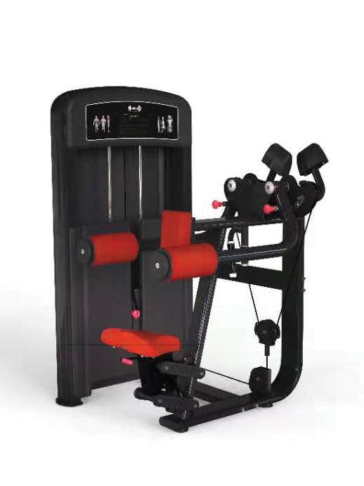 Muscle D Fitness - Elite Selectorized Side Lateral Raise - Commercial - Adjustable Seated - Pin Selectorized - Padded Shoulder Workout