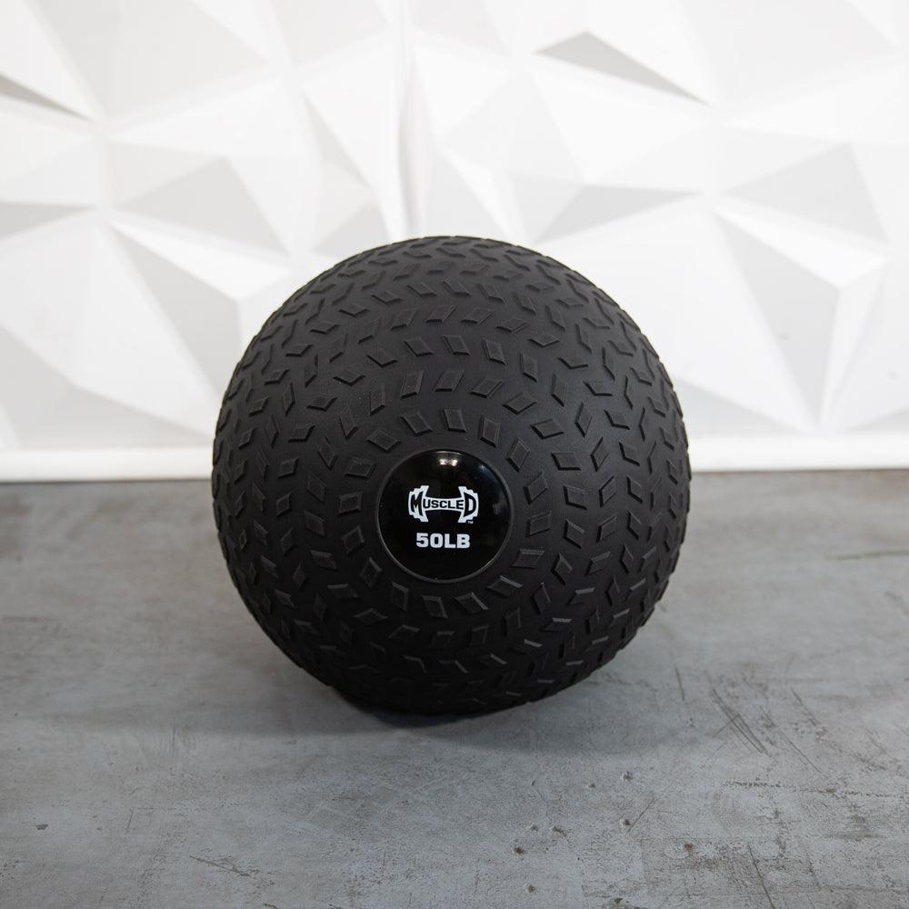 Muscle D Fitness - Slam Ball - Tire Track Design - Thick Outer Shell