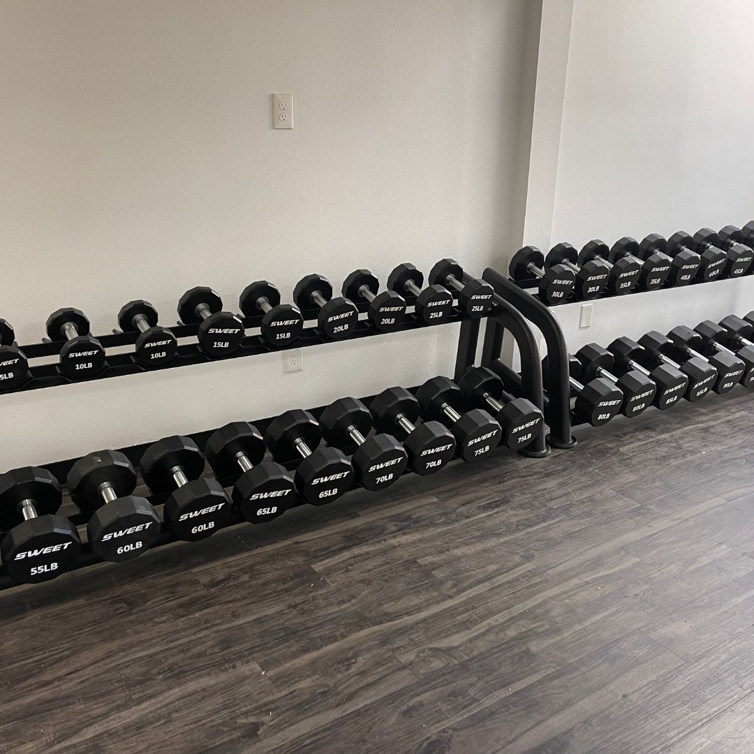 Muscle D Fitness - Sweet 2-Tier Dumbbell Rack