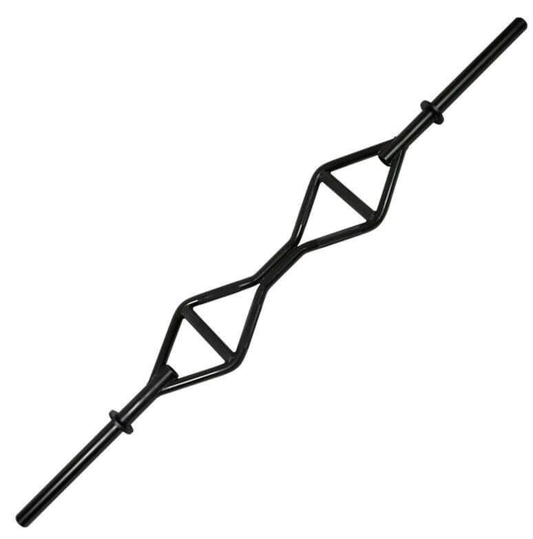 Muscle D Fitness - TGrip Pro Series Single Handle Bar with Solid Olympic Sleeves - Multi Grip - Functional Training - Football - Swiss - Neutral