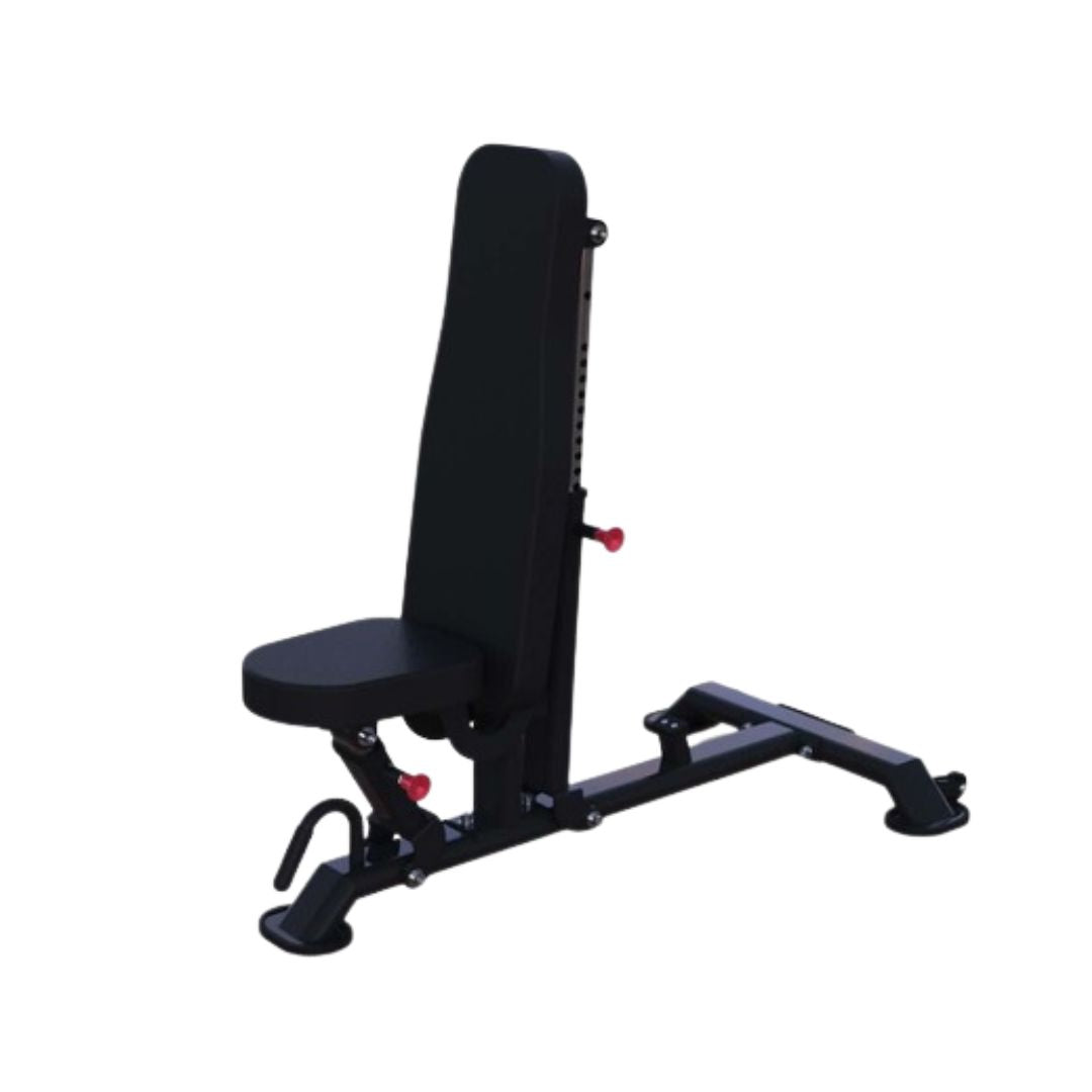 Muscle D Fitness - Vertical Flat to Incline Bench - Sturdy Adjustable Flat to Incline Bench