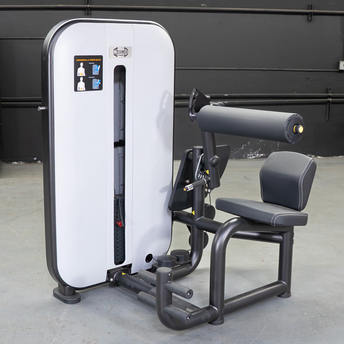 Muscle D Fitness - Vogue Selectorized AB/Back Combo - Core Machine