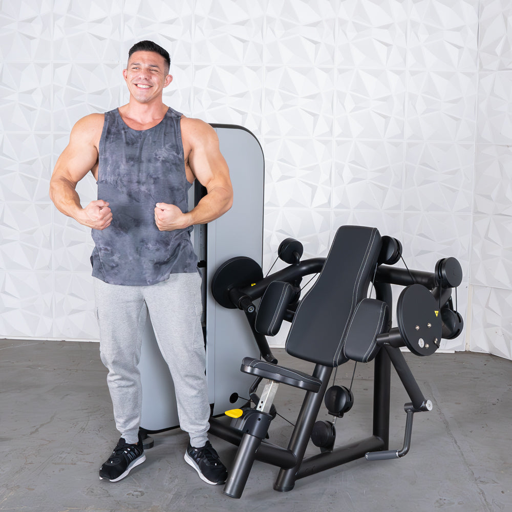 Muscle D Fitness – Vogue Iso-Lateral Biceps Curl - Commercial Arm Machine